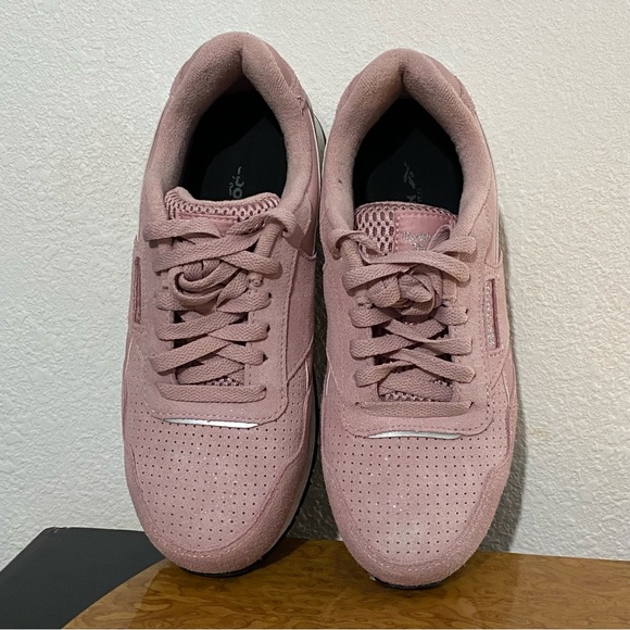 Reebok Harman Women's size 7 M Pink Suede Classic Work Shoes composite Toe - Picture 5 of 15